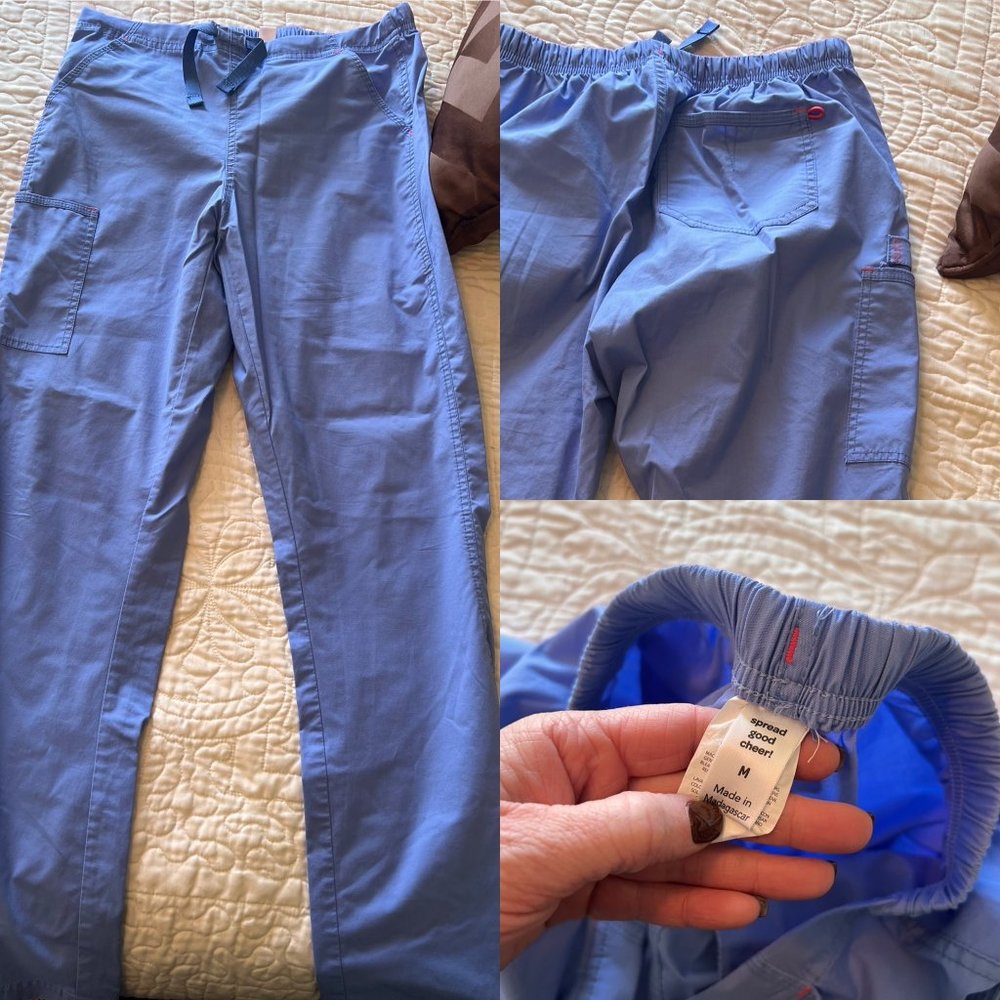 Wonder Wink Ceil Blue Scrub Bottoms